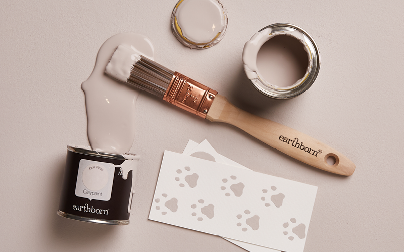 Earthborn Paw Print is a soft mushroom paint colour, the perfect neutral shade for any room